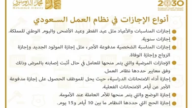 يوم عمل بين اجازتين رسميتين