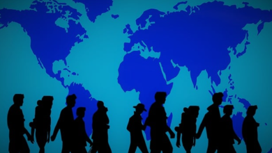 عبارات عن اللاجئين